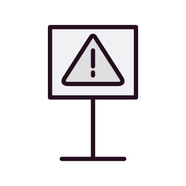  Tehlike İşareti, ünlem işareti vektör çizimi