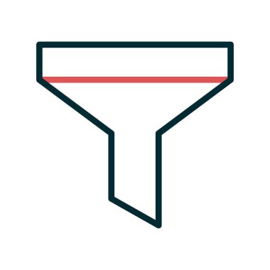 Simge vektör huni sembolünü filtrele