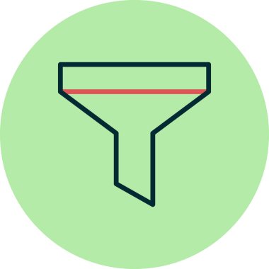 Simge vektör huni sembolünü filtrele