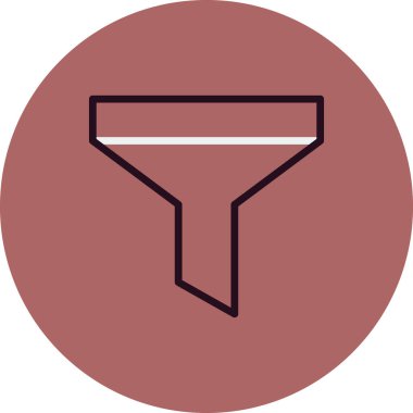 Simge vektör huni sembolünü filtrele