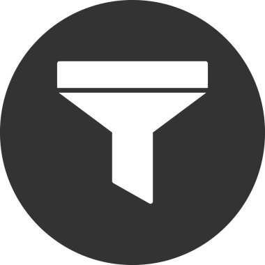 Simge vektör huni sembolünü filtrele