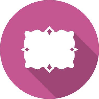 Basit dekoratif vintage çerçeve, vektör illüstrasyonu