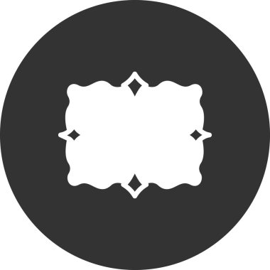 Basit dekoratif vintage çerçeve, vektör illüstrasyonu