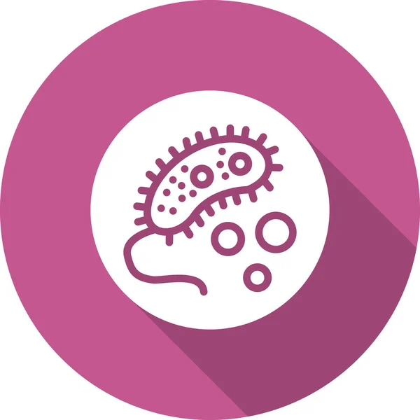 Simple Vector Illustration Bacteria Virus — ストックベクタ