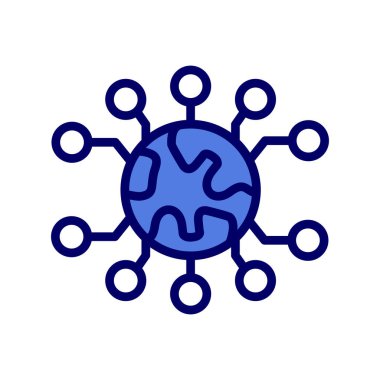 Nft simgesinin vektör illüstrasyonu