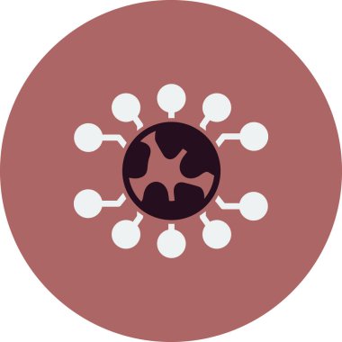 Nft simgesinin vektör illüstrasyonu