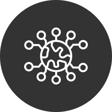 Nft simgesinin vektör illüstrasyonu