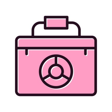 Biyolojik tehlike simgesi, vektör çizimi  