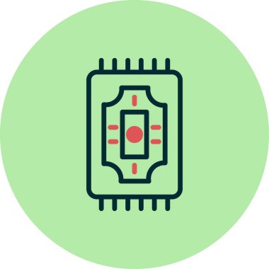 Halı simgesi. Çizgi sanatı tasarımı