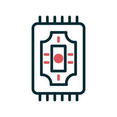 Halı simgesi. Çizgi sanatı tasarımı