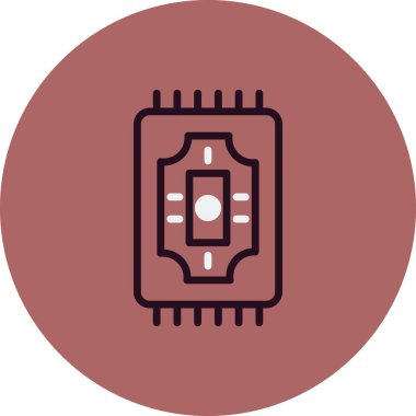 Halı simgesi. Çizgi sanatı tasarımı