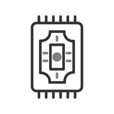 Halı simgesi. Çizgi sanatı tasarımı