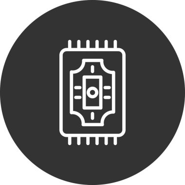 Halı simgesi. Çizgi sanatı tasarımı