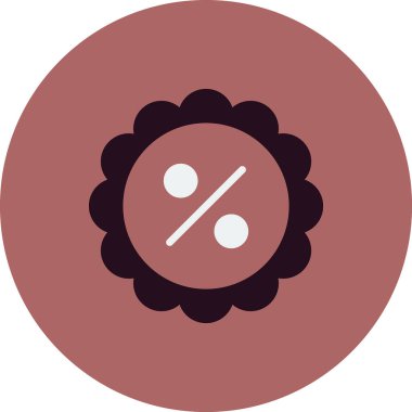 Soyut arkaplan, vektör üzerinde izole edilmiş indirim simgesi 