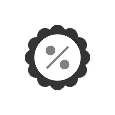 Soyut arkaplan, vektör üzerinde izole edilmiş indirim simgesi 