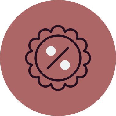 Soyut arkaplan, vektör üzerinde izole edilmiş indirim simgesi 