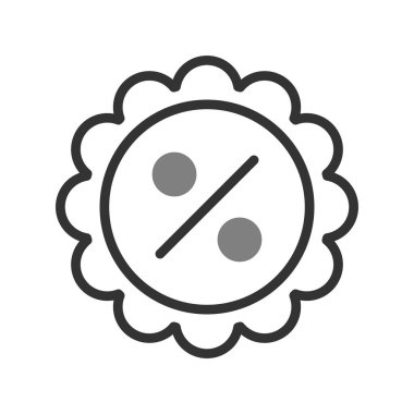 Soyut arkaplan, vektör üzerinde izole edilmiş indirim simgesi 