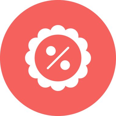 Soyut arkaplan, vektör üzerinde izole edilmiş indirim simgesi 