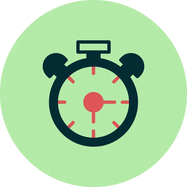 Icono Del Reloj Despertador Ilustración Vectorial — Archivo Imágenes Vectoriales