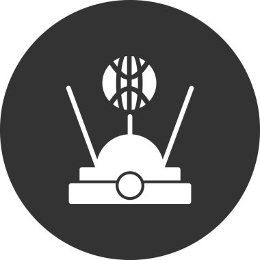 Hologram simgesi, vektör illüstrasyonu 