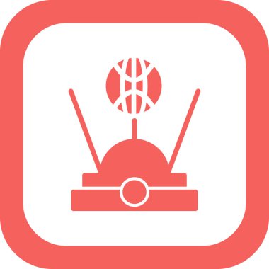 Hologram simgesi, vektör illüstrasyonu 