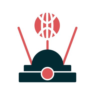 Hologram simgesi, vektör illüstrasyonu 