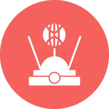 Hologram simgesi, vektör illüstrasyonu 