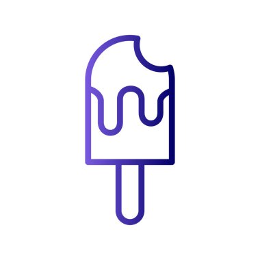 Dondurma. Basit tasarım çizimi