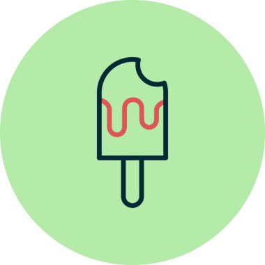 Dondurma. Basit tasarım çizimi