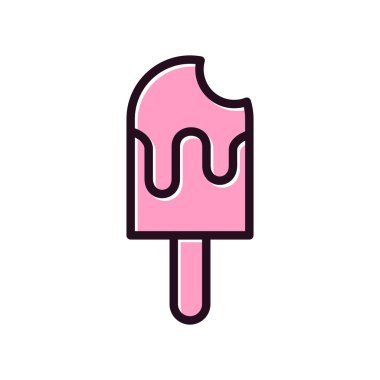 Dondurma. Basit tasarım çizimi