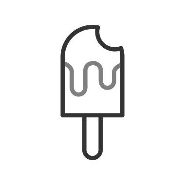 Dondurma. Basit tasarım çizimi