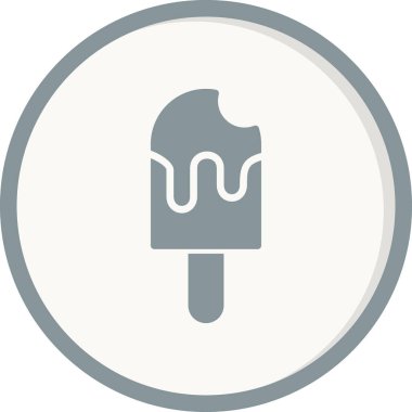 Dondurma. Basit tasarım çizimi