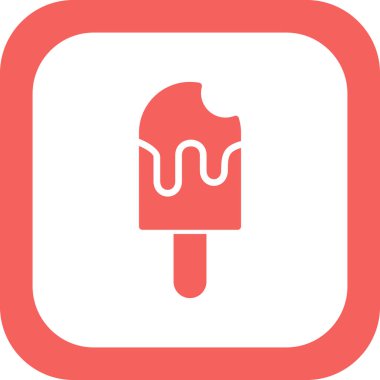 Dondurma. Basit tasarım çizimi