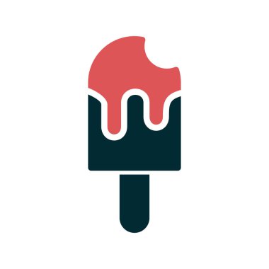 Dondurma. Basit tasarım çizimi