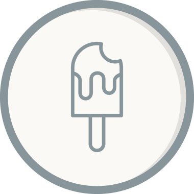 Dondurma. Basit tasarım çizimi