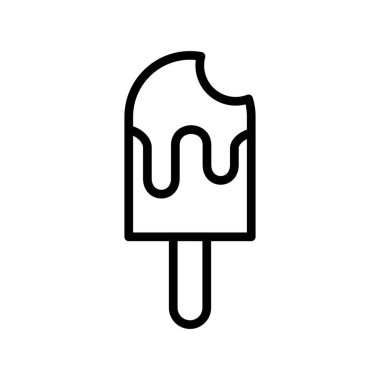 Dondurma. Basit tasarım çizimi