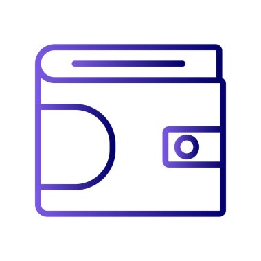 cüzdan web simgesi basit illüstrasyon