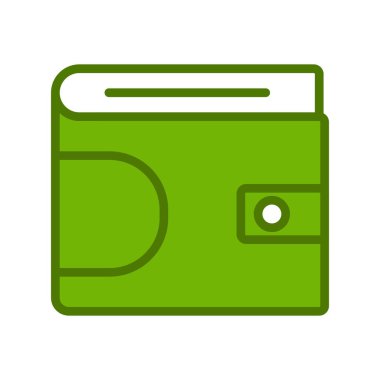 cüzdan web simgesi basit illüstrasyon
