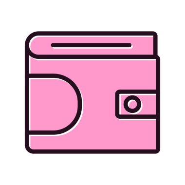 cüzdan web simgesi basit illüstrasyon