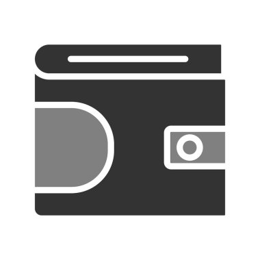 cüzdan web simgesi basit illüstrasyon