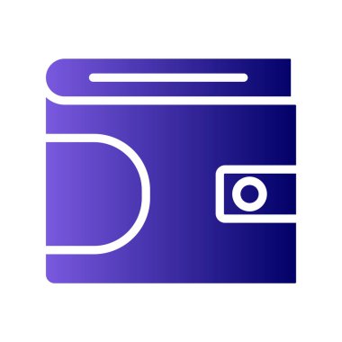 cüzdan web simgesi basit illüstrasyon
