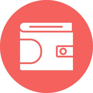 cüzdan web simgesi basit illüstrasyon