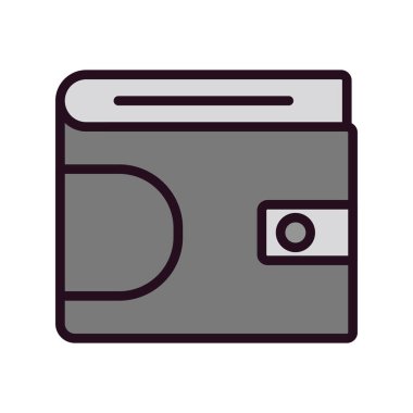 cüzdan web simgesi basit illüstrasyon