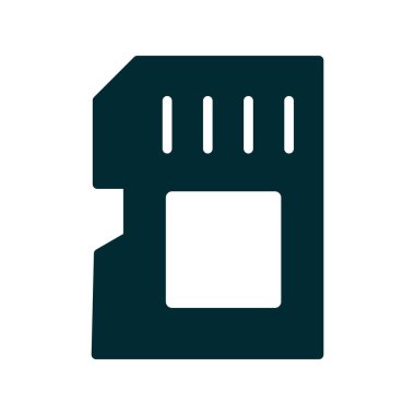 Modern Sd Kartının vektör illüstrasyonu