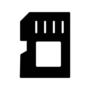 Modern Sd Kartının vektör illüstrasyonu