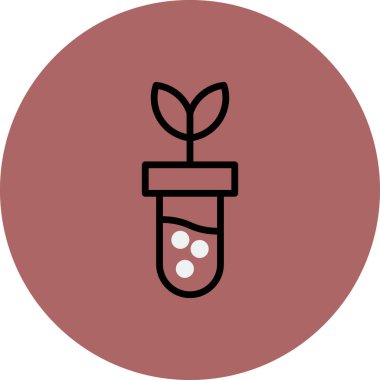 Mataradaki genetiği değiştirilmiş filiz, vektör illüstrasyonu 