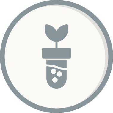 Mataradaki genetiği değiştirilmiş filiz, vektör illüstrasyonu 