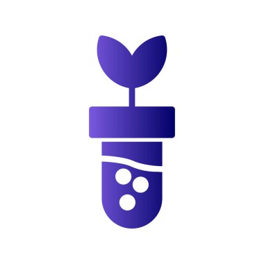 Mataradaki genetiği değiştirilmiş filiz, vektör illüstrasyonu 