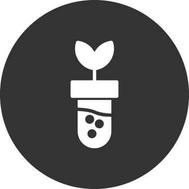 Mataradaki genetiği değiştirilmiş filiz, vektör illüstrasyonu 