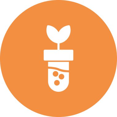 Mataradaki genetiği değiştirilmiş filiz, vektör illüstrasyonu 